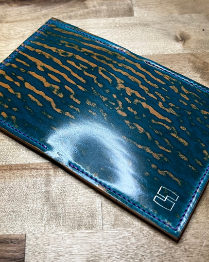 4 slot shell cordovan card holder