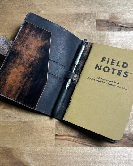 shell cordovan notebook