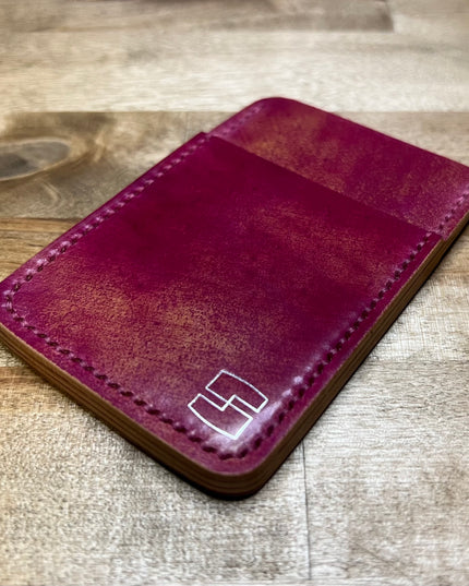 3 slot shell cordovan card holder