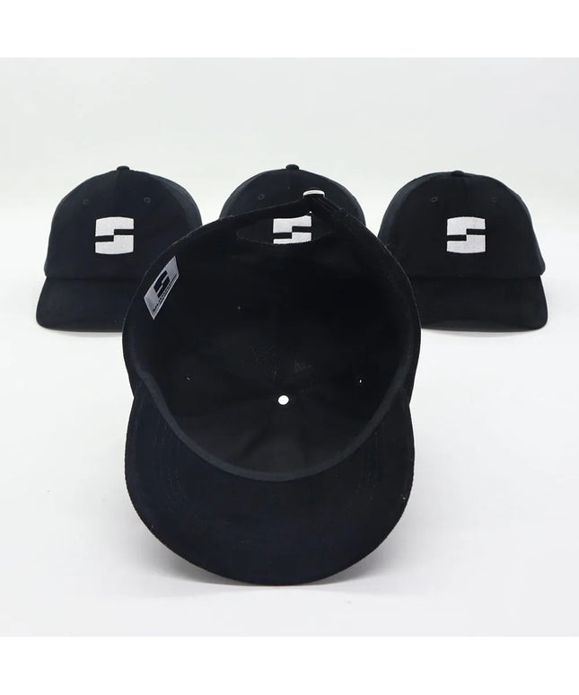 black “splattlestudio” dad hat